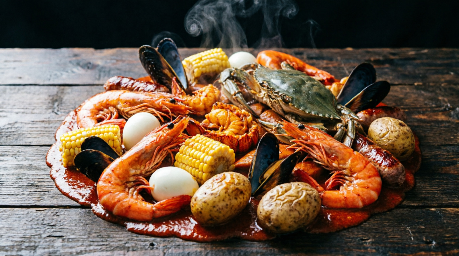 Crabs and Prawns Boil